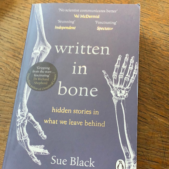 Written in bone sue black